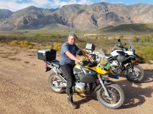 Wessel van Zyl loves riding his bike