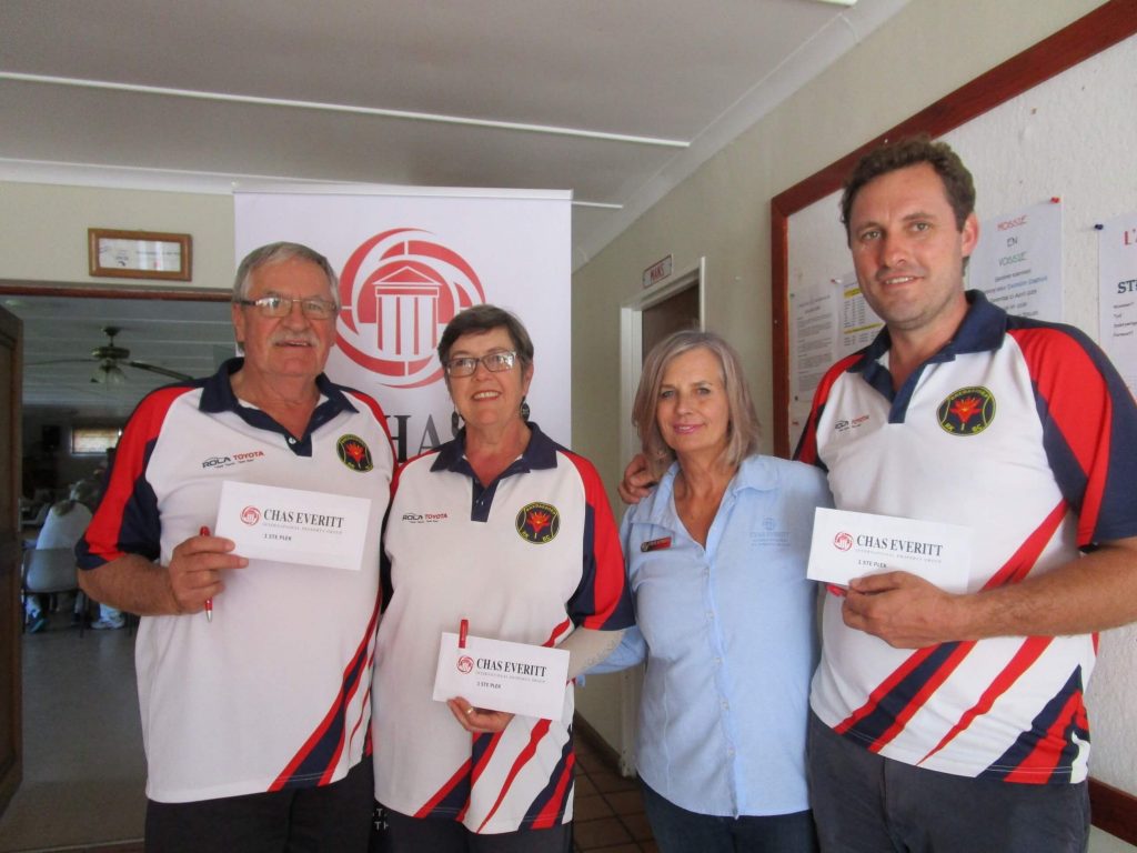 Chas Everitt Cape Agulhas sponsors the Bowling Event