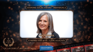 Chas Everitt Awards Strepies van Wyk 2nd Quarter Diamond